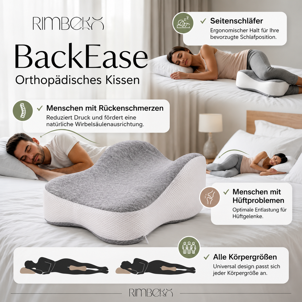 BackEase™ – Dein Rücken schreit. Hör endlich hin.