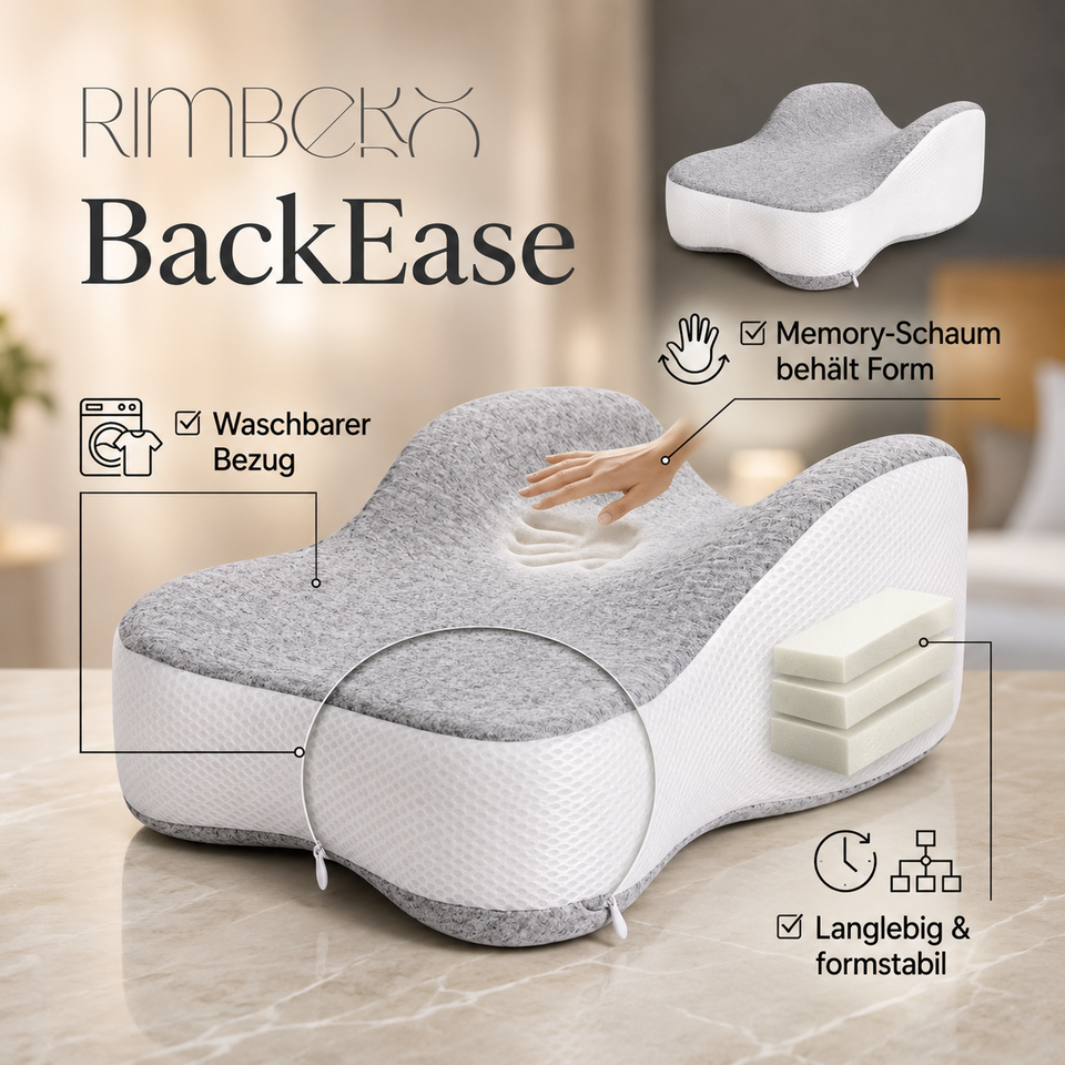 BackEase™ – Dein Rücken schreit. Hör endlich hin.