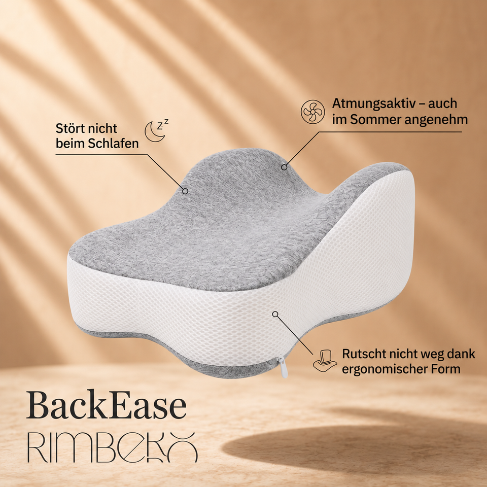 BackEase™ – Dein Rücken schreit. Hör endlich hin.