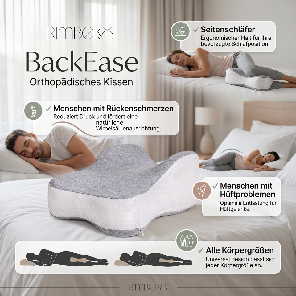 BackEase™ – Dein Rücken schreit. Hör endlich hin.