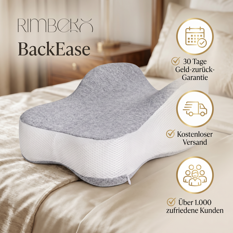BackEase™ – Dein Rücken schreit. Hör endlich hin.