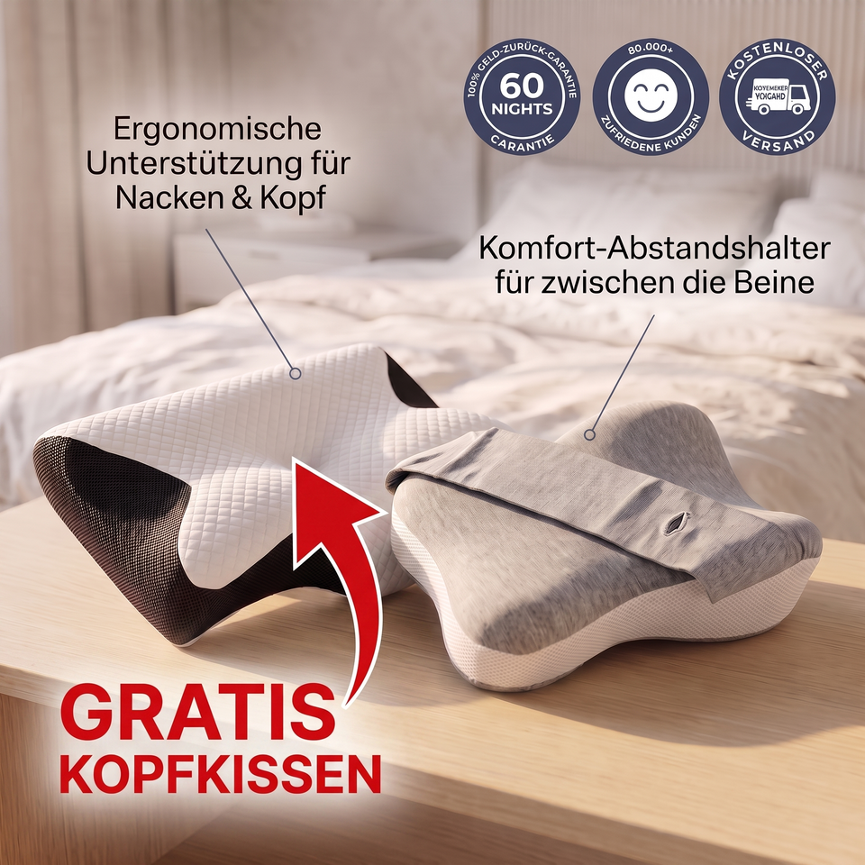 Rimbero – Das komplette Seitenschläfer-Upgrade (Kostenloses Kopfkissen)