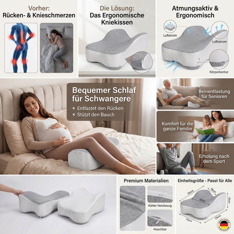 BackEase™ – Schlafe wie auf Wolken, jede Nacht